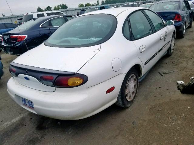 1FALP52U8VA221097 - 1997 FORD TAURUS GL WHITE photo 4