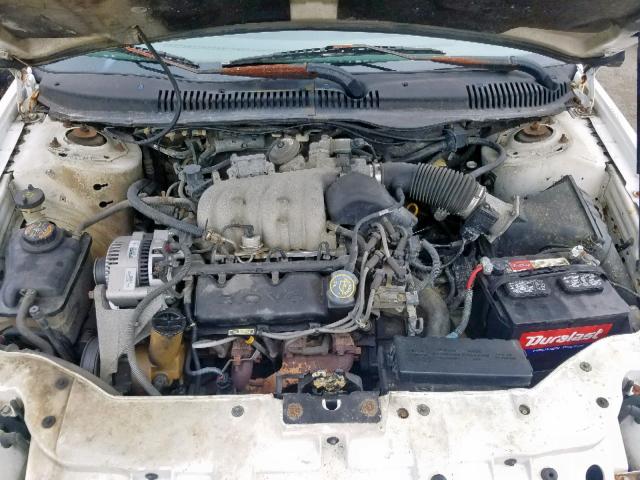 1FALP52U8VA221097 - 1997 FORD TAURUS GL WHITE photo 7