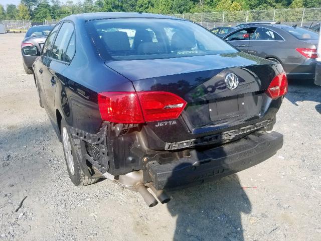 3VW2K7AJ0EM391574 - 2014 VOLKSWAGEN JETTA BASE 黑色 照片 9