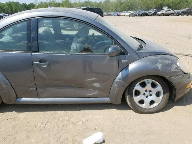 3VWCB21C62M461826 - 2002 VOLKSWAGEN NEW BEETLE ნაცრისფერი ფოტო 9