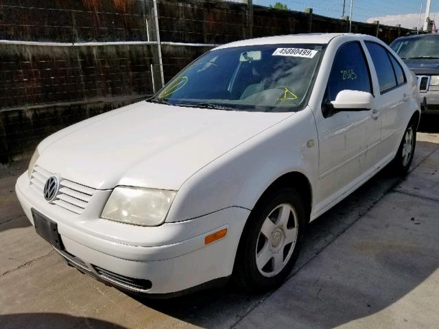 3VWSA29M1YM085296 - 2000 VOLKSWAGEN JETTA GLS WHITE photo 2