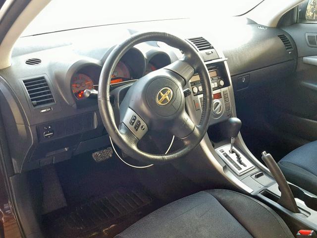JTKDE167480228598 - 2008 TOYOTA SCION TC იასამნისფერი ფოტო 9