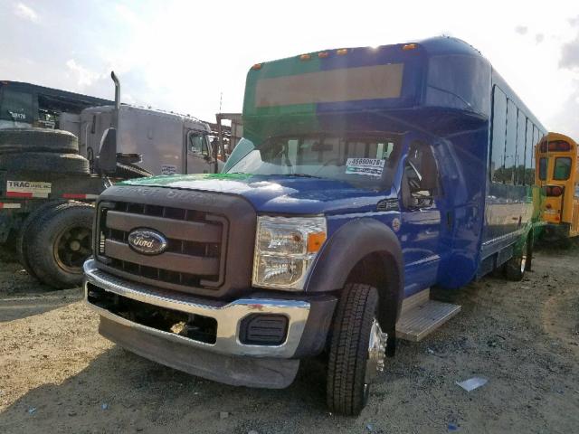 1FDAF5GT2CEA93770 - 2012 FORD F550 SUPER BLUE photo 2