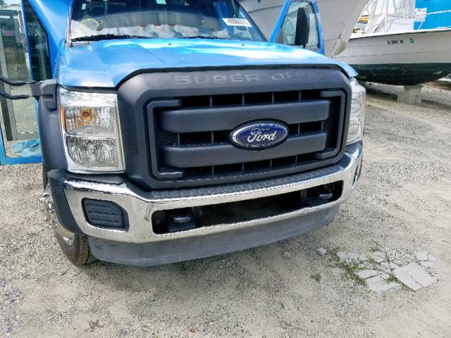 1FDAF5GT2CEA93770 - 2012 FORD F550 SUPER BLUE photo 9