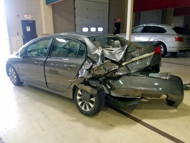 19XFA1F90BE021041 - 2011 HONDA CIVIC EXL 灰色 照片 3