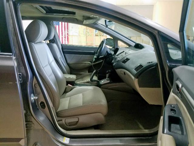 19XFA1F90BE021041 - 2011 HONDA CIVIC EXL 灰色 照片 5