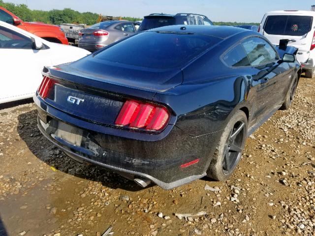 1FA6P8CF7G5218444 - 2016 FORD MUSTANG GT BLACK photo 4