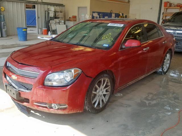 1G1ZE5E02CF249490 - 2012 CHEVROLET MALIBU LTZ წითელი ფოტო 2