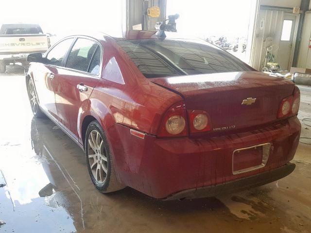 1G1ZE5E02CF249490 - 2012 CHEVROLET MALIBU LTZ წითელი ფოტო 3