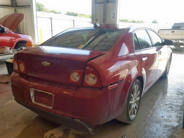 1G1ZE5E02CF249490 - 2012 CHEVROLET MALIBU LTZ წითელი ფოტო 4