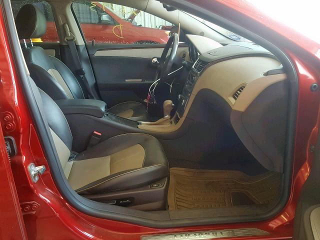 1G1ZE5E02CF249490 - 2012 CHEVROLET MALIBU LTZ წითელი ფოტო 5