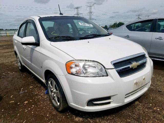 KL1TD56E79B669084 - 2009 CHEVROLET AVEO LS WHITE photo 1