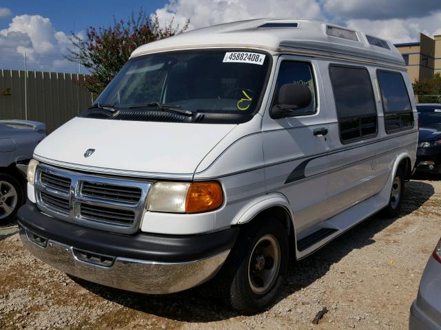 2B6HB11Z5WK110635 - 1998 DODGE RAM VAN B1 WHITE photo 2