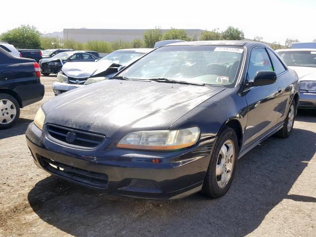 1HGCG32731A014654 - 2001 HONDA ACCORD BLACK photo 2