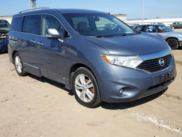 JN8AE2KP9D9066841 - 2013 NISSAN QUEST S BLUE photo 1