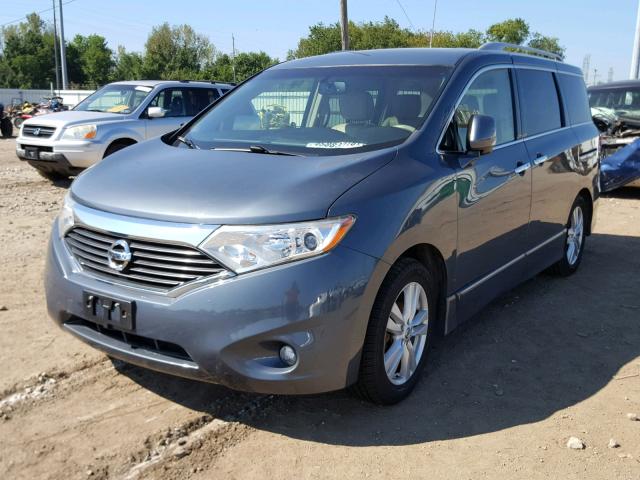 JN8AE2KP9D9066841 - 2013 NISSAN QUEST S BLUE photo 2