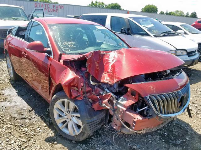 2G4GL5EX9E9234980 - 2014 BUICK REGAL RED photo 1