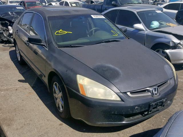 1HGCM66583A094412 - 2003 HONDA ACCORD BLACK photo 1