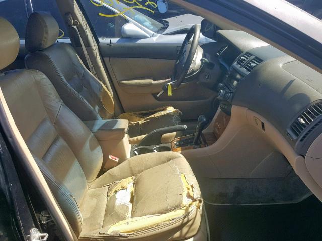 1HGCM66583A094412 - 2003 HONDA ACCORD BLACK photo 5