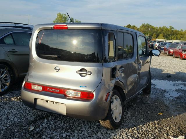 JN8AZ2KRXET350506 - 2014 NISSAN CUBE S GRAY photo 4