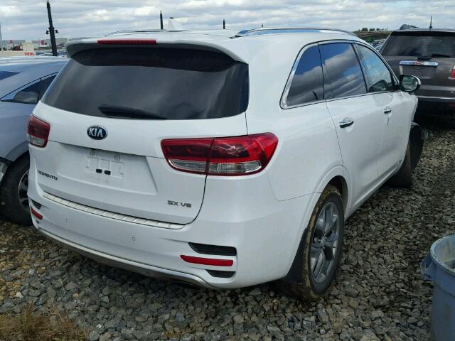 5XYPKDA5XGG153032 - 2016 KIA SORENTO SX WHITE photo 4