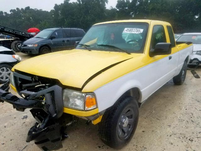 1FTYR14D87PA44986 - 2007 FORD RANGER SUP YELLOW photo 2