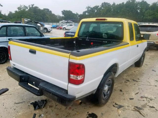 1FTYR14D87PA44986 - 2007 FORD RANGER SUP YELLOW photo 4