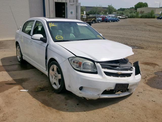 1G1AT58H597270020 - 2009 CHEVROLET COBALT LT WHITE photo 1