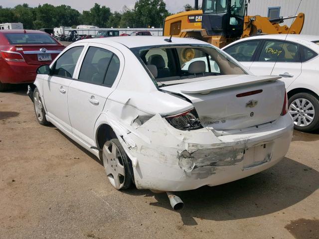 1G1AT58H597270020 - 2009 CHEVROLET COBALT LT WHITE photo 3