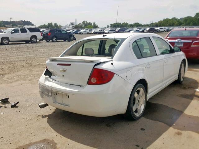 1G1AT58H597270020 - 2009 CHEVROLET COBALT LT WHITE photo 4