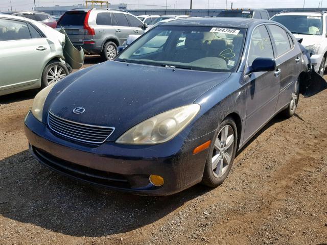 JTHBA30GX55107585 - 2005 LEXUS ES 330 BLUE photo 2