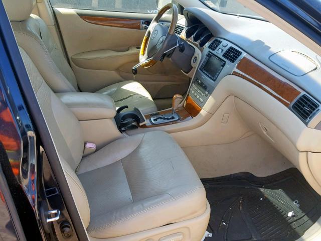 JTHBA30GX55107585 - 2005 LEXUS ES 330 BLUE photo 5