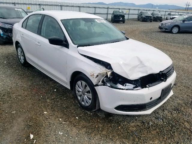 3VW2K7AJ8CM403645 - 2012 VOLKSWAGEN JETTA BASE 白色 照片 1