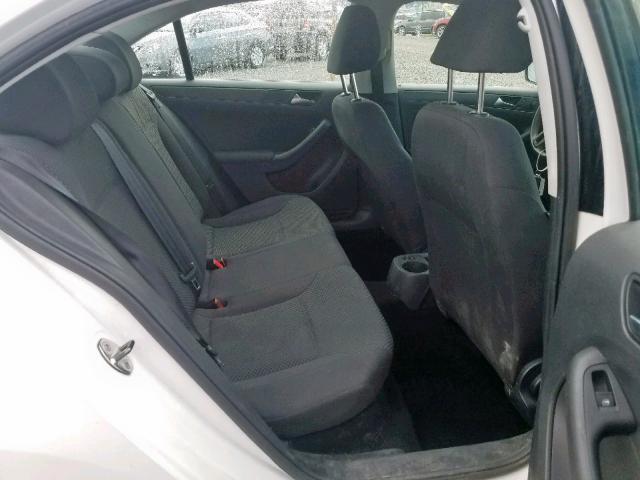 3VW2K7AJ8CM403645 - 2012 VOLKSWAGEN JETTA BASE 白色 照片 6