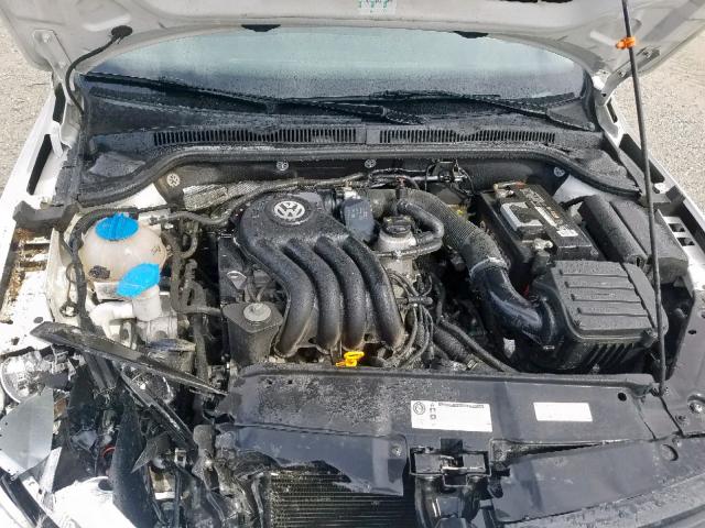 3VW2K7AJ8CM403645 - 2012 VOLKSWAGEN JETTA BASE 白色 照片 7