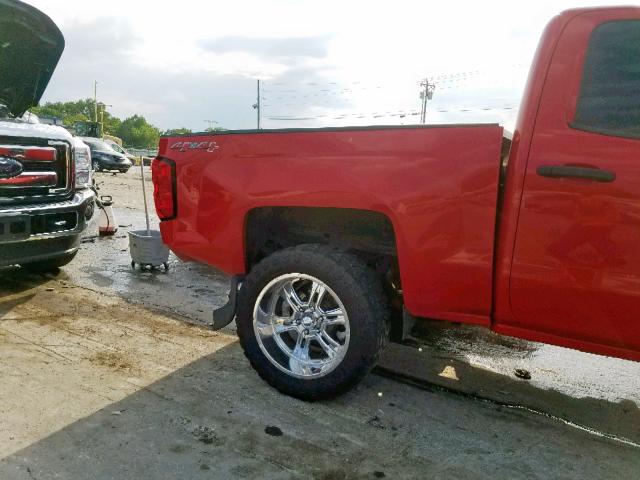 3GCUKREC4EG208940 - 2014 CHEVROLET SILVERADO RED photo 9