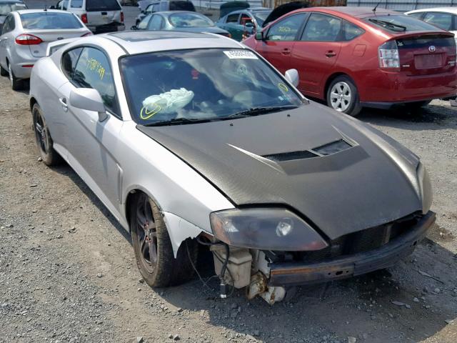 KMHHN65F94U116585 - 2004 HYUNDAI TIBURON GT SILVER photo 1