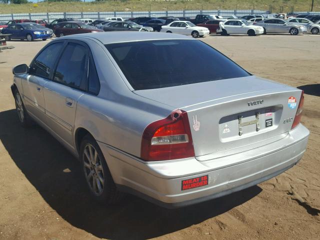 YV1TS91Z631315273 - 2003 VOLVO S80 T6 TUR SILVER photo 3