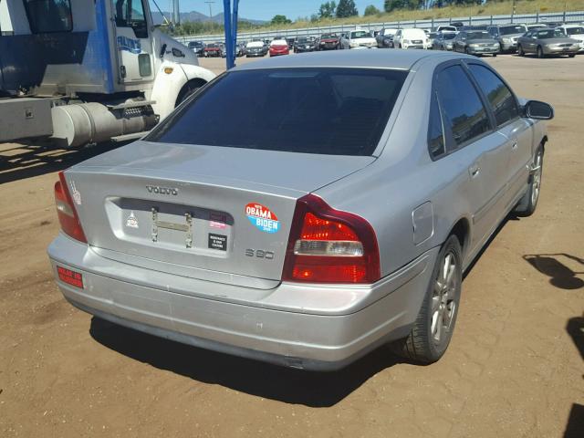 YV1TS91Z631315273 - 2003 VOLVO S80 T6 TUR SILVER photo 4