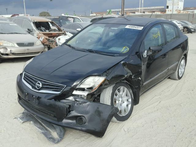 3N1AB6AP7BL623282 - 2011 NISSAN SENTRA 2.0 BLACK photo 2