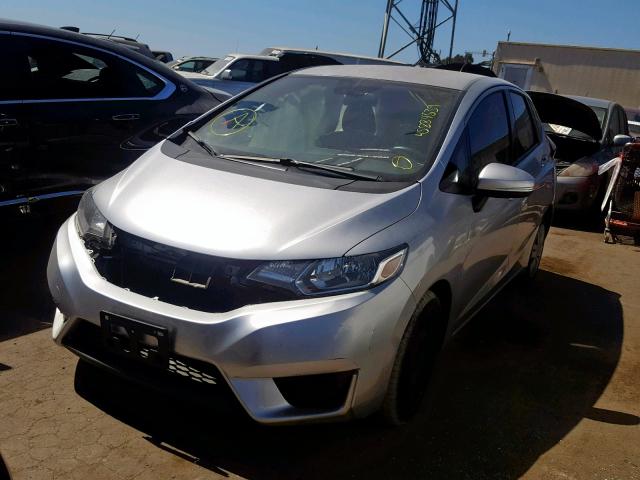 JHMGK5H56GX028360 - 2016 HONDA FIT LX SILVER photo 2