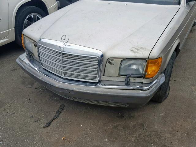 WDBCA35D2JA384705 - 1988 MERCEDES-BENZ 420 SEL GOLD photo 9