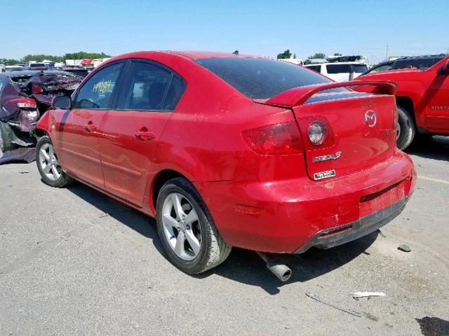 JM1BK12F741201730 - 2004 MAZDA 3 I RED photo 3