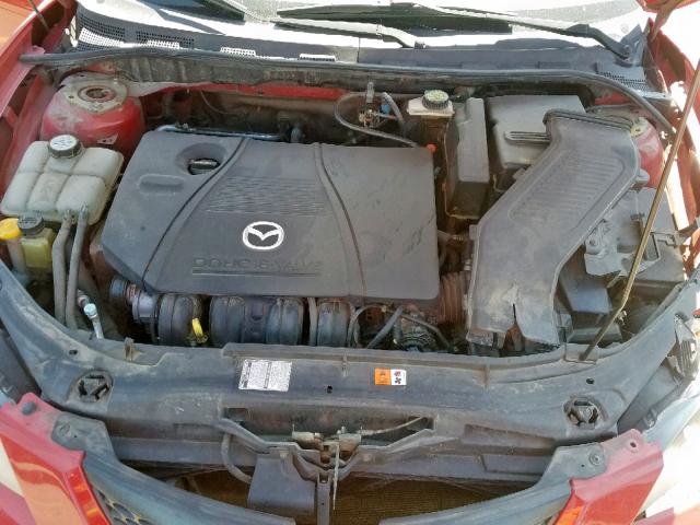 JM1BK12F741201730 - 2004 MAZDA 3 I RED photo 7