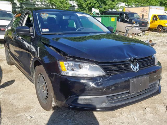 3VW2K7AJ4EM234789 - 2014 VOLKSWAGEN JETTA BASE BLACK photo 1