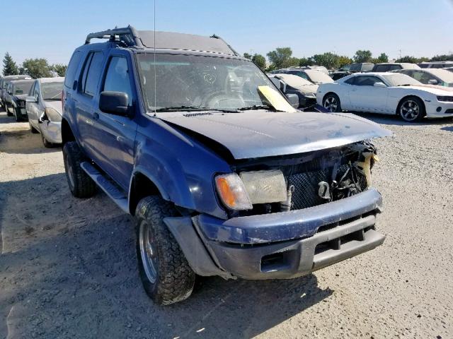 5N1ED28Y7YC543884 - 2000 NISSAN XTERRA XE BLUE photo 1