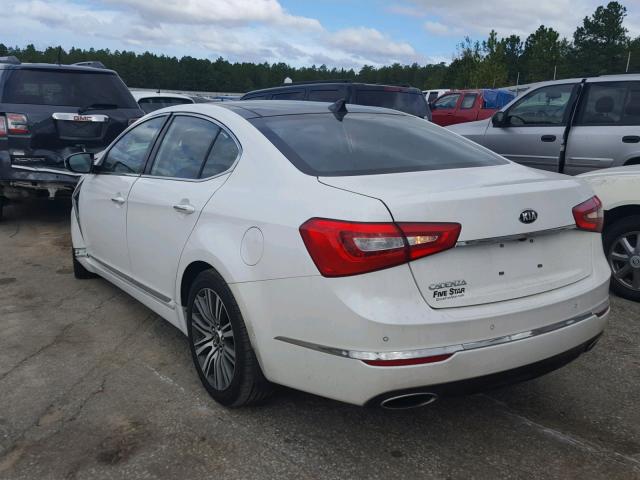 KNALN4D77G5199202 - 2016 KIA CADENZA LU WHITE photo 3