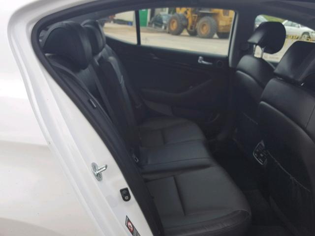 KNALN4D77G5199202 - 2016 KIA CADENZA LU WHITE photo 6