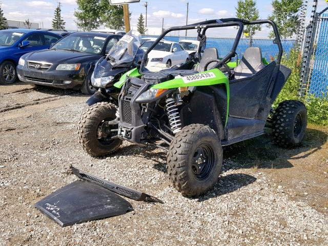 4UF15MPV8FT302828 - 2015 ARCTIC CAT WILDCAT GREEN photo 2