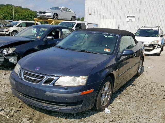 YS3FD79Y476108962 - 2007 SAAB 9-3 2.0T BLUE photo 2